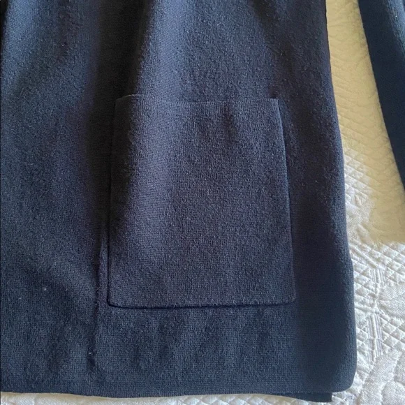 EUC J Crew Factory Buttonless Sweater/Boyfriend Blazer with Pockets - Picture 5 of 5